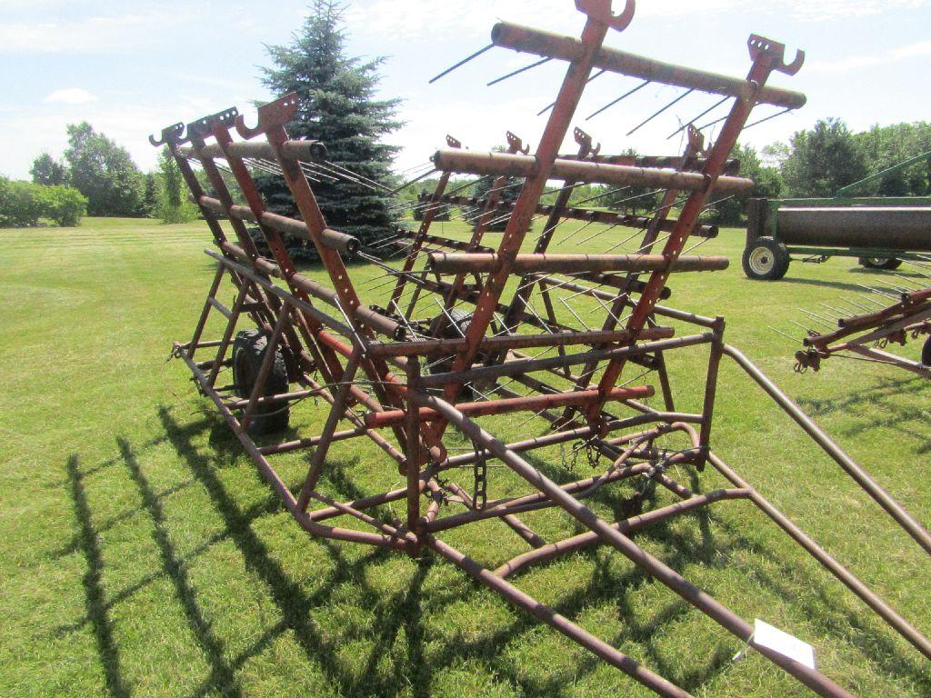 5 Section Melroe 22 FT. Harrow on Cart