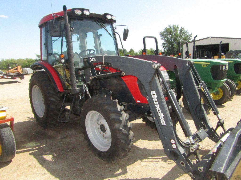 229-290. 2012 McCormick Model 10.75 MFWD Diesel Tractor, 16.9 X 30 Tires, D