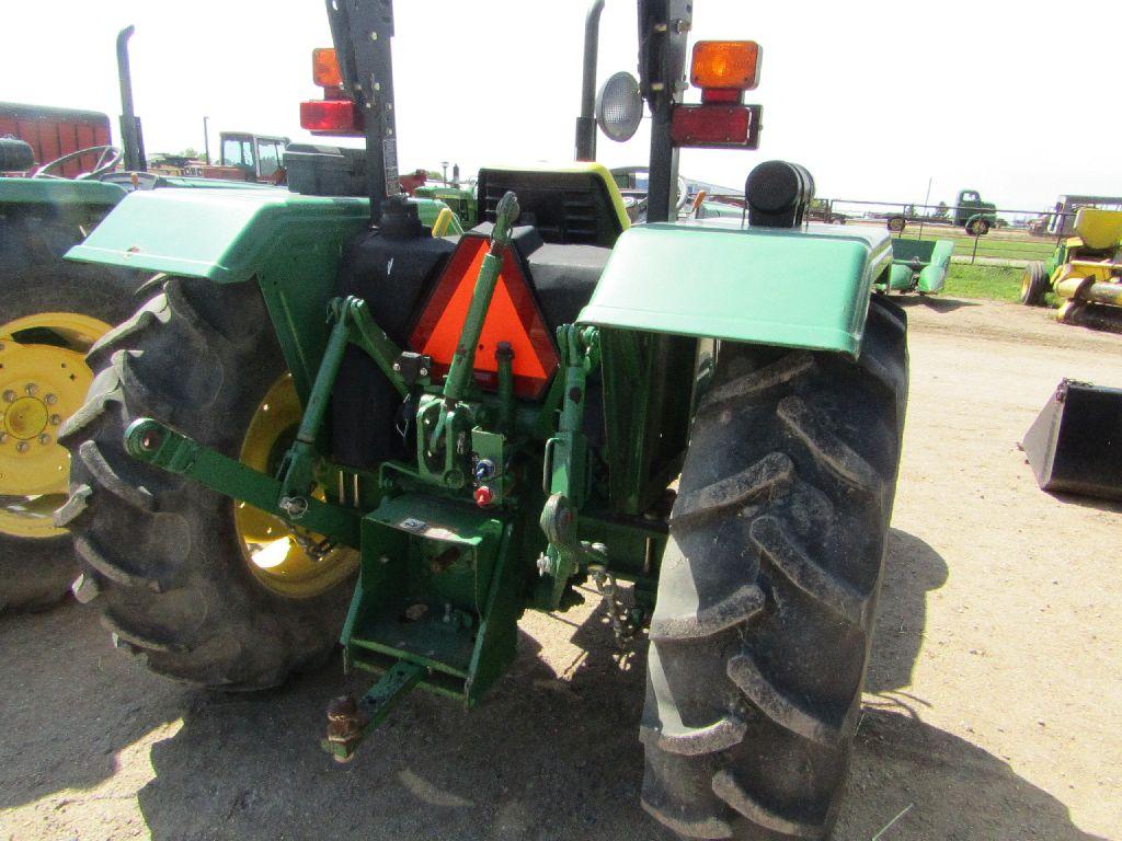 304-702. John Deere Model 5055D Diesel Tractor, 2 Wheel Drive, ROPS, Single