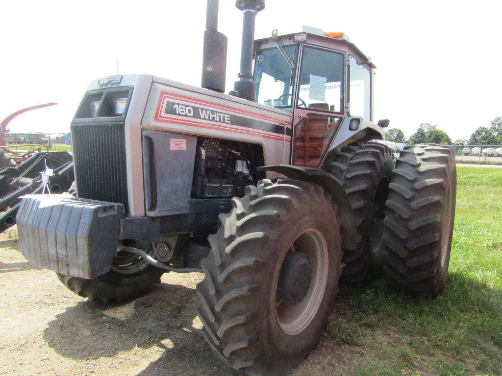 222-354. 1989 White Model 160 MFWD Tractor, Cummins Turbo Diesel, Cab, Air,