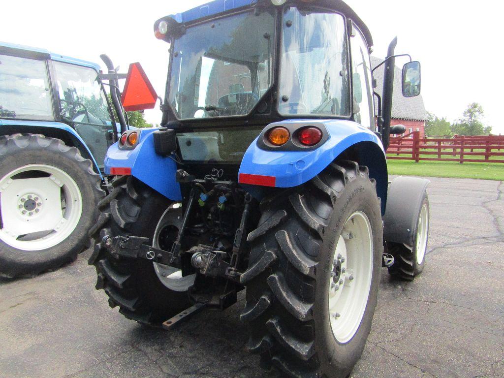 2013 New Holland Model T4.75 Power Star MFWD Diesel Tractor, Dual Door Cab,