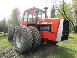 1979 Massey Ferguson Model 4840 Four Wheel Drive Tractor, 903 Cummins Diese