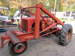 Reversed Allis Chalmers WD With Duall All Hydraulic Loader, 5 FT. Material