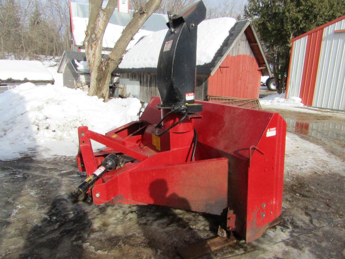 Loftness 9 FT. Double Auger 3 Point Snow Blower, Hydraulic Spout, 1000 RPM