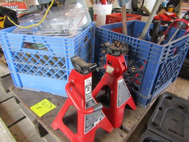 251 2 Jack Stands, Trailer Wiring Parts, Misc. Sales Tax Applies