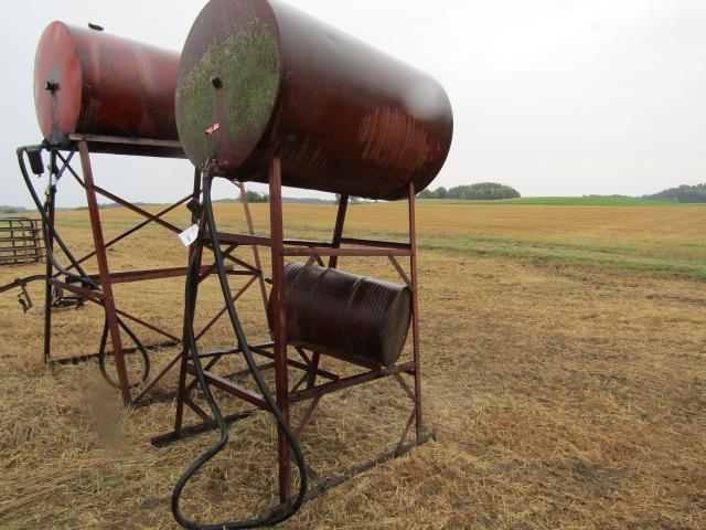 108. 300 Gallon Fuel Barrel & Stand