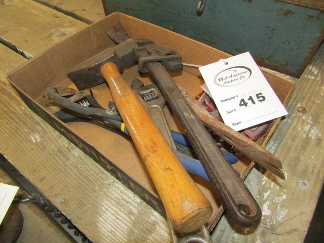 415. 208. Wrenches, Hammers, Stub Wrench Set, Sockets , Your bid for the gr