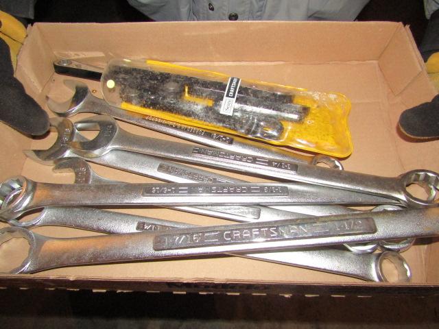 Craftsman Standard Wrenches up to 1 & 7/16 and set of Ratchet Wrenc