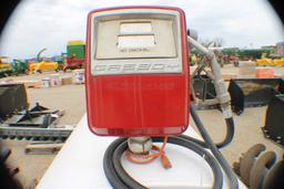 395. 295-523. 500 Gallon Fuel Barrel with Bas Boy Electric Pump, Tax