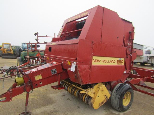 733. 210-488, New Holland 650 Net Wrap Round Baler, Bale Push Off, T/ST3