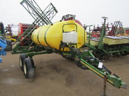 754. 371-871, Ag-Chem 1000 Gallon Sprayer, hyd. Fold 60 FT. Booms, Rinse Ta