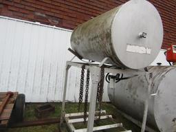 196. 300 Gallon Fuel Barrel on Stand