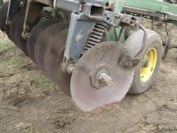 843. John Deere Model 235 24 FT. Hydraulic Fold Dura-Cushion Disc, Dual Whe