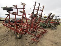 844. IH # 45 24 FT. Vibra Shank Field Cultivator, 3 Bar Harrow, One Owner