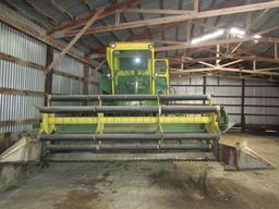 319. John Deere Model 55 Square Back Corn Special Combine, 12 FT. Bean Head