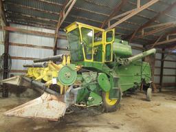 319. John Deere Model 55 Square Back Corn Special Combine, 12 FT. Bean Head