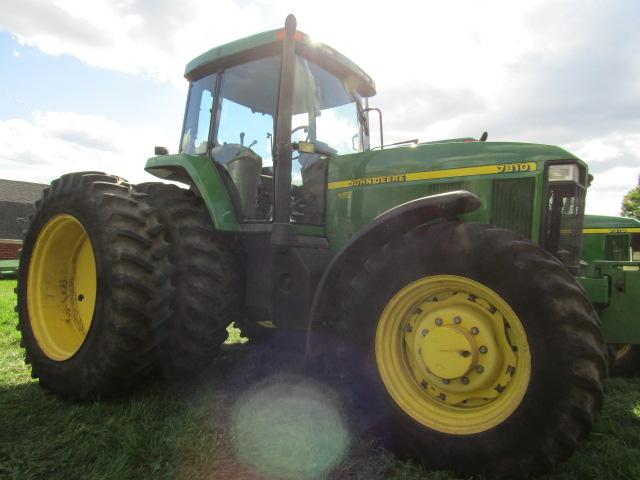 551. 1997 John Deere Model 7810 MFWD Diesel Tractor, Comfort Guard Cab, Com