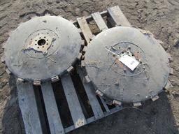 829. Set of 4 Ditching Wheels that Fit Honda 4- Wheeler, One Money for the