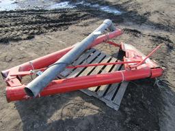 830 . 6 Inch X 14 FT. Hydraulic Folding End Gate Brush Seed Auger