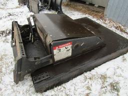 1266. Bobcat 60 Inch Skid Loader Hydraulic Brush / Grass Mower