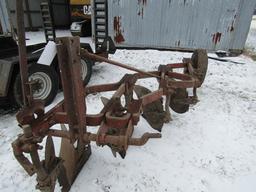 1278. IH 3 Point 4 X 14 Inch Plow, Coulters