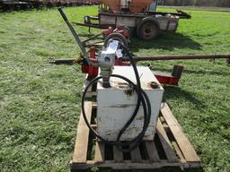 612. 50 Gallon Field Service Fuel Tank with Hand Pump