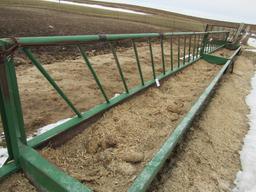 298. Schoessow 20 FT. Fence Line Feed Bunk