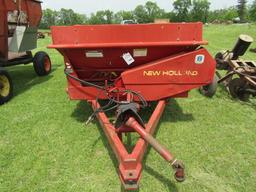 194. New Holland Model 165 Single Axle Manure Spreader, Hyd. Endgate, Poly