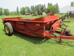 194. New Holland Model 165 Single Axle Manure Spreader, Hyd. Endgate, Poly