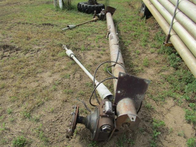 1695. (2) Valley irrigation Wheel Assemblies with Transmissions, Good 11.2
