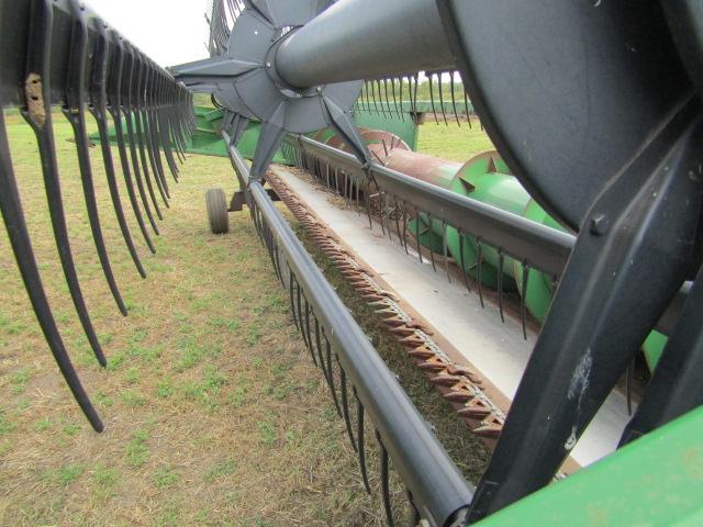 1700. John Deere Model 920F Flex Head, Hyd. Fore & Aft., Poly Fingers, Seri