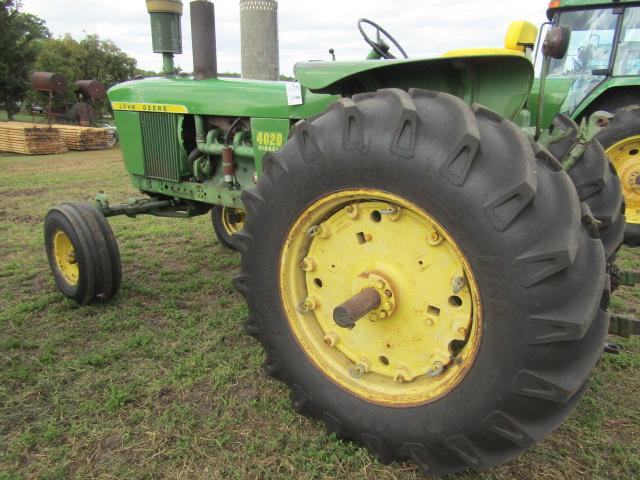 1709. 1964 John Deere Model 4020 Diesel Tractor, Wide Front, 3 Point, Open