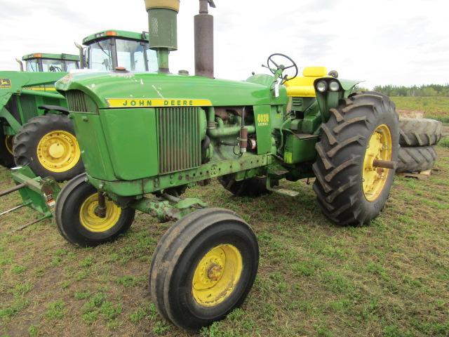 1709. 1964 John Deere Model 4020 Diesel Tractor, Wide Front, 3 Point, Open