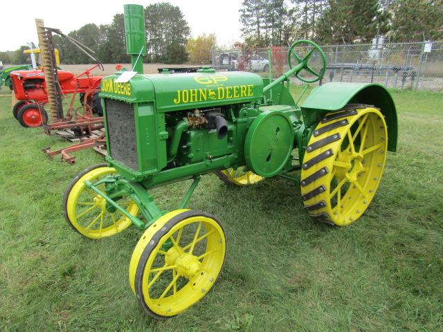 916. Very Nice 1930 John Deere Model GP Tractor, Factory Flat Spoke Rear Wh