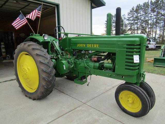 919. 1942 John Deere Model A Tractor, Hand Crank, After Market 3 Point Hitc