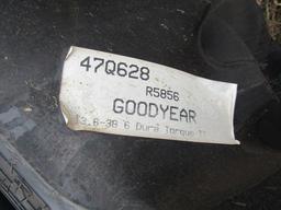 920. (2) New Good Year 13.6 X 38 Inch Tires and Tubes, ( Your Bid X 2 )