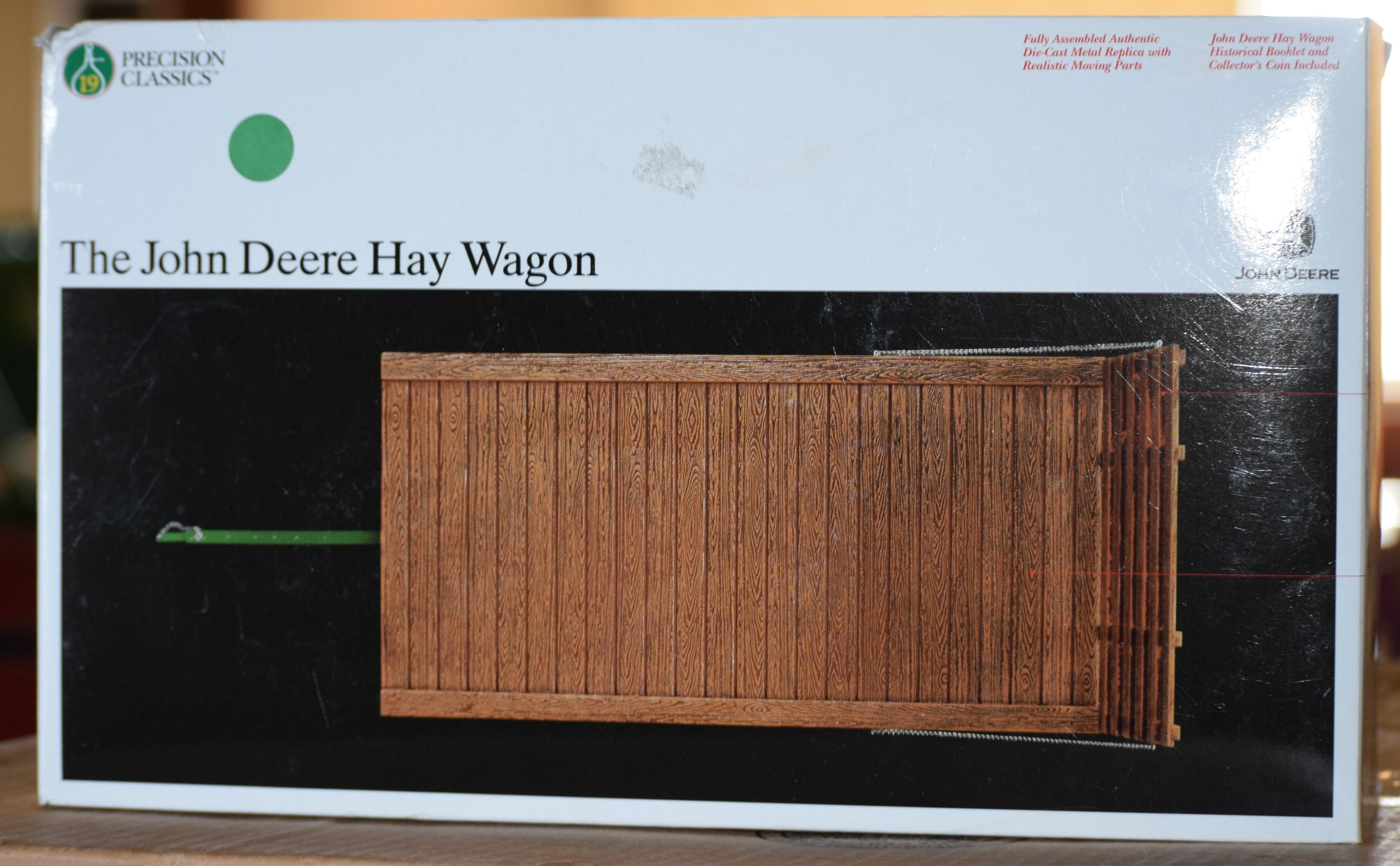 19.   221-402. 1/16 JD Hay Wagon, Precision # 19, NIB But Box has Damage, T