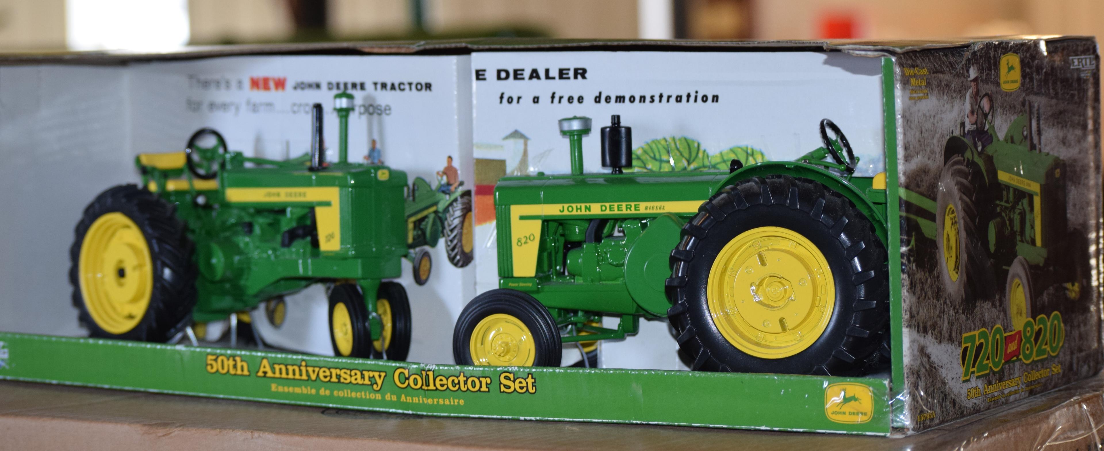 26.   221-377, 1/16 JD 720 & 820 50th Anniversary Set NIB, Tax