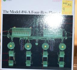 9.       221-392.1/16 JD 494-A Corn Planter, Precision # 9, NIB, Tax