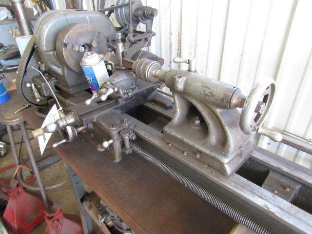 884. Single Phase Metal Lathe, Approx. 40 inch Bed