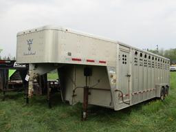 1935. 2008 Wilson Ranch Hand 7 FT. X 24 FT. Tandem Axle Aluminum 5th Wheel