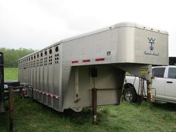 1935. 2008 Wilson Ranch Hand 7 FT. X 24 FT. Tandem Axle Aluminum 5th Wheel