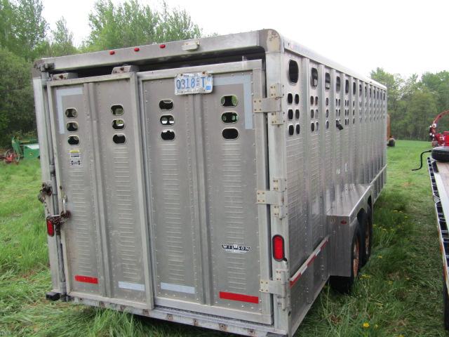 1935. 2008 Wilson Ranch Hand 7 FT. X 24 FT. Tandem Axle Aluminum 5th Wheel