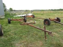 274. SINGLE AXLE TRAILER, GOOD FOR IRRIGATION PIPE OR SIMILAR ITEMS