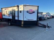 2024 8’ x 17’V American Surplus Mille Lac Vacation Series Ice Castle Fish House on GS Trailers