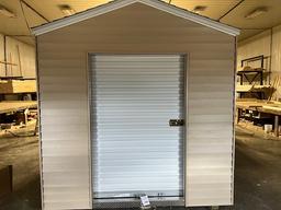 266. 8' x 12' Storage Shed, 4' Rollup Door