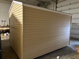 266. 8' x 12' Storage Shed, 4' Rollup Door