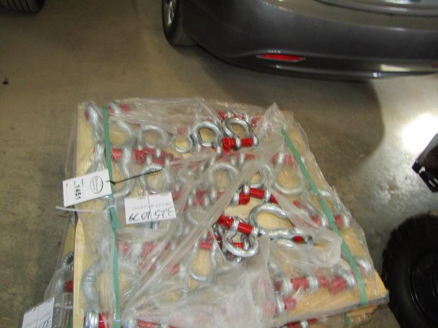 1451. 325-1079. PALLET OF 30+ UNUSED CLEVISES WITH PINS, YOUR BID IS FOR TH