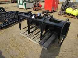 1490. 364-993, 66 INCH SKID LOADER MANURE GRAPPLE BUCKET, TAX