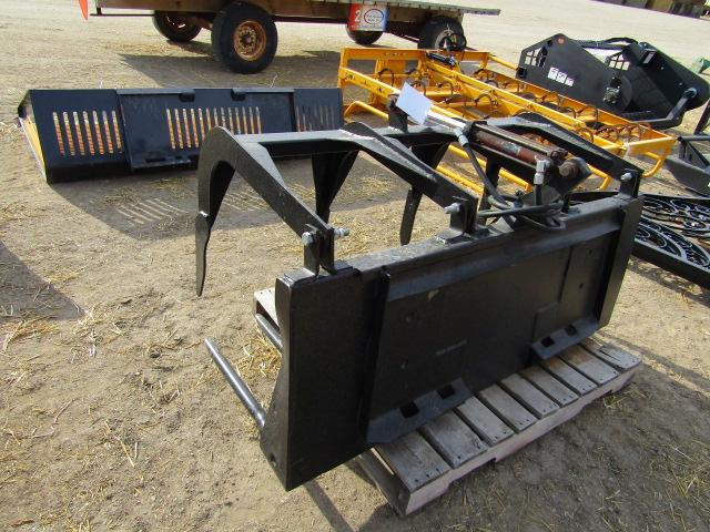 1490. 364-993, 66 INCH SKID LOADER MANURE GRAPPLE BUCKET, TAX